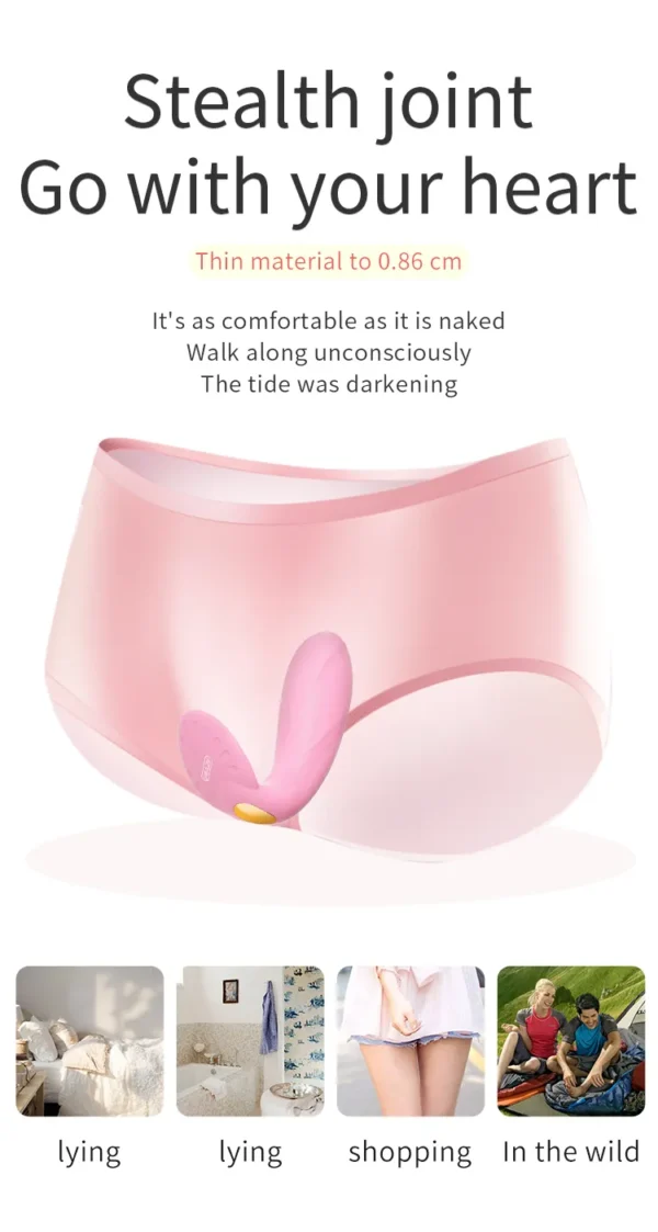 App-Controlled Vibrating Panties Invisible Panties