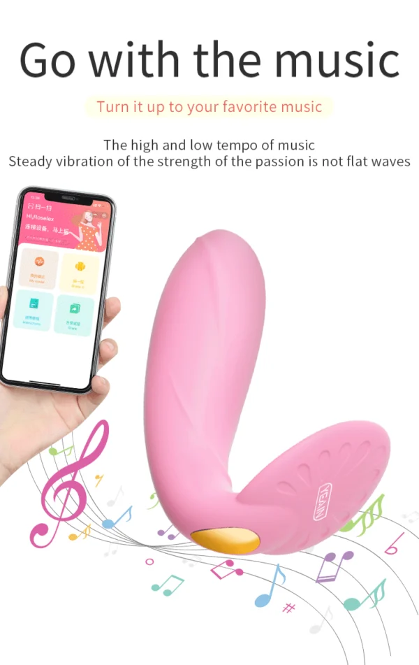 App-Controlled Vibrating Panties Music Controls