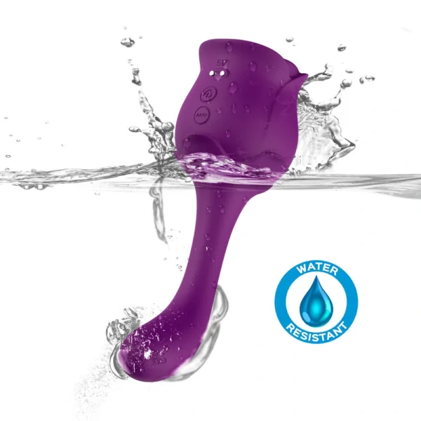 Purple Rose Vibrator Waterproof