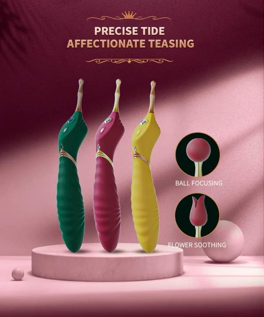 Clitoral Stimulator and G-Spot vibrator 2-in-1